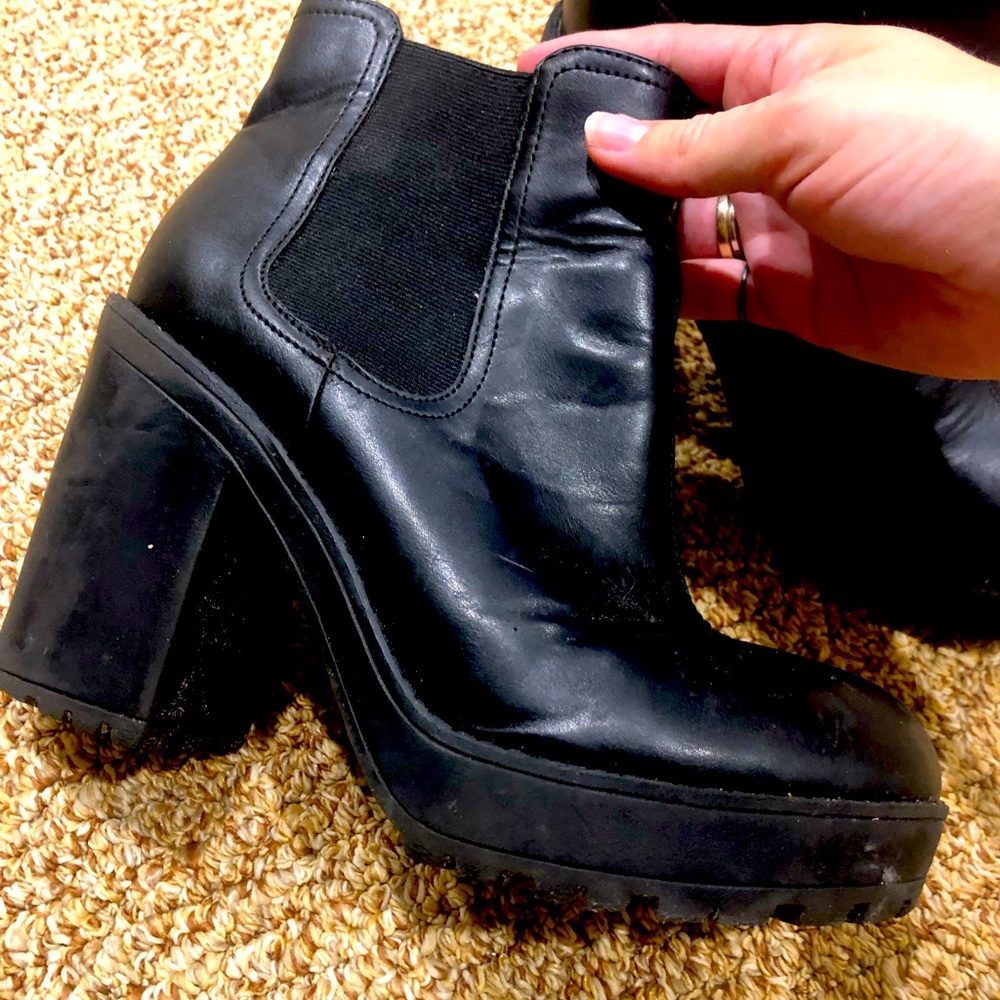 Black booties